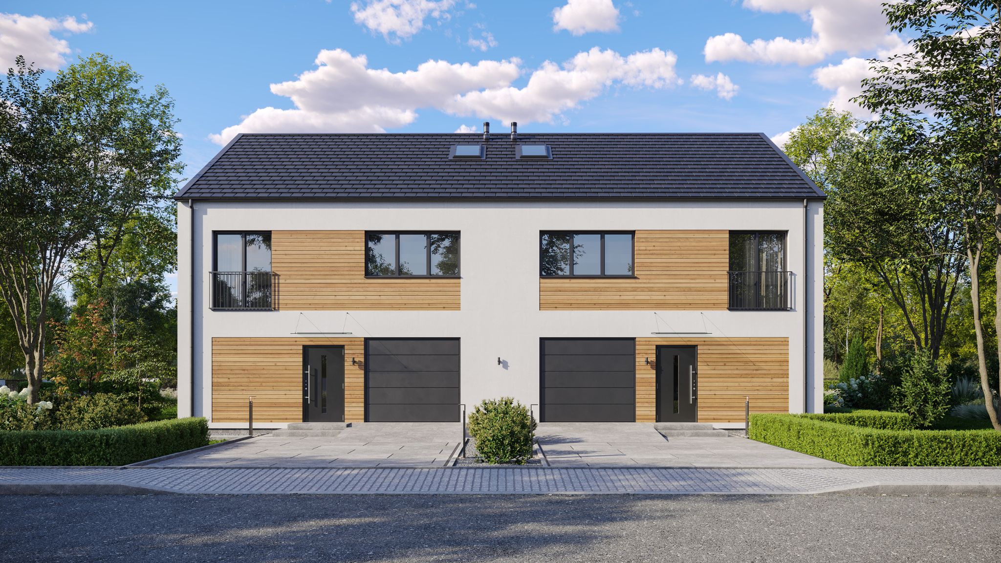 Projekt Duo w ofercie Wolf Haus.