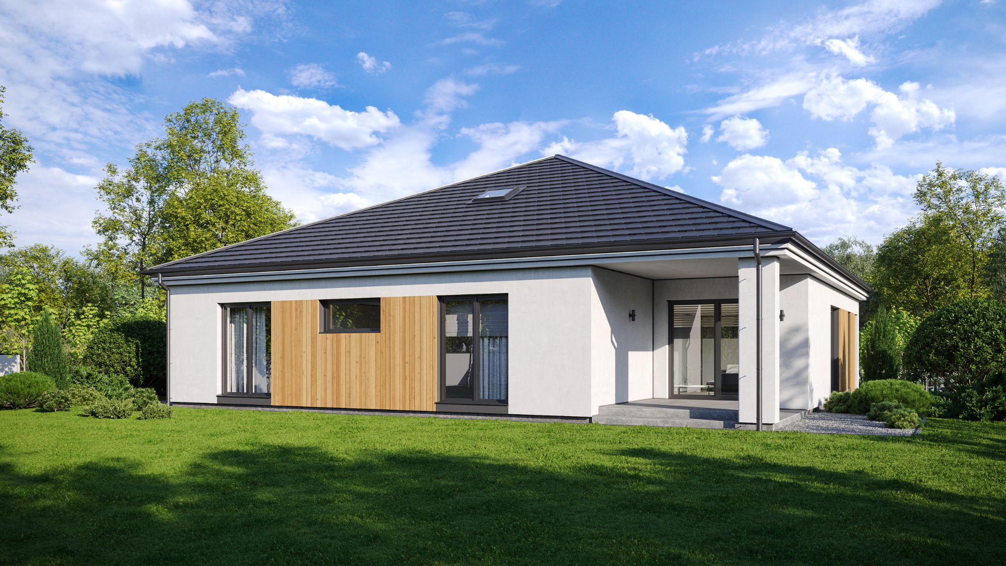 Projekt Kalipso_140 z oferty WOLF Haus.