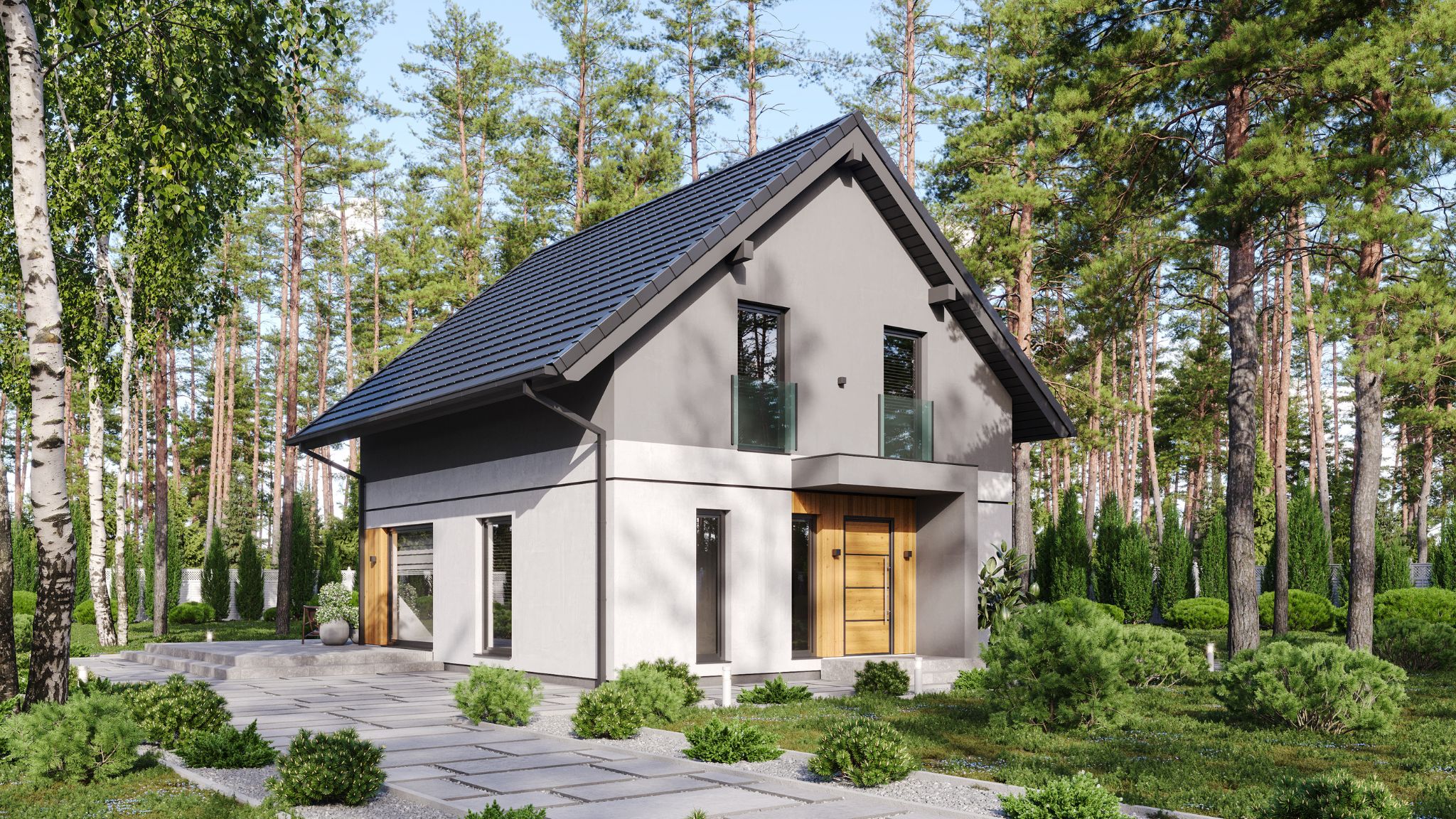 Projekt Orion_104 w ofercie Wolf Haus.